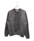 FOLLフォル）の古着「antique sweat football crew」｜ブラック