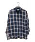 FOLL（フォル）の古着「vintage washed check box shirt」｜ネイビー