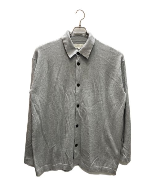 STUDIO NICHOLSON（スタジオニコルソン）STUDIO NICHOLSON (スタジオニコルソン) RIVELIN KNIT SHIRT グレー サイズ:Sの古着・服飾アイテム