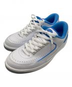 NIKEナイキ）の古着「AIR JORDAN 2 RETRO LOW」｜ホワイト×ブルー