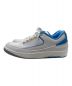 NIKE (ナイキ) AIR JORDAN 2 RETRO LOW ホワイト×ブルー サイズ:SIZE 27cm：6000円