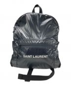 Saint Laurent Parisサンローランパリ）の古着「NUXX BACKPACK」｜ブラック