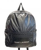 Saint Laurent Parisサンローランパリ）の古着「NUXX BACKPACK」｜ブラック