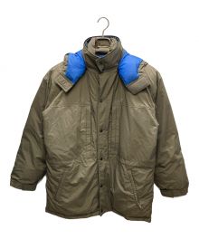 THE NORTH FACE（ザ ノース フェイス）の古着「フーデッドダウンジャケット」｜カーキ