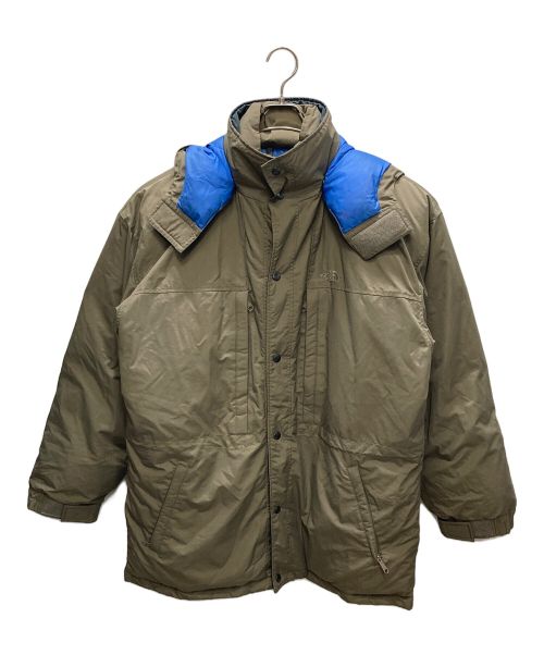 THE NORTH FACE（ザ ノース フェイス）THE NORTH FACE (ザ ノース フェイス) フーデッドダウンジャケット カーキ サイズ:Lの古着・服飾アイテム