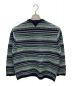 WHITE MOUNTAINEERING (ホワイトマウンテ二アニング) STRIPE JACQUARD PULLOVER ブラック×グリーン サイズ:２：15000円