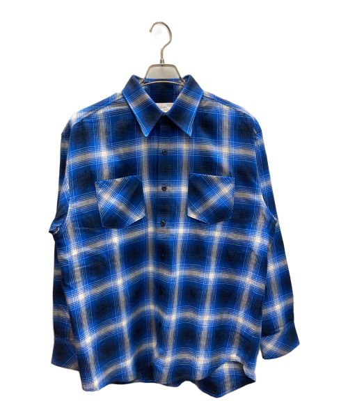 RAFU（ラフ）RAFU (ラフ) STANDARD SHIRT ブルー サイズ:Mの古着・服飾アイテム