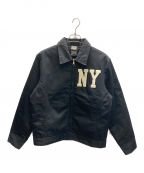 EBBETS FIELD FLANNELSエベッツフィールドフランネルズ）の古着「GROUND CREW JACKET」｜ブラック