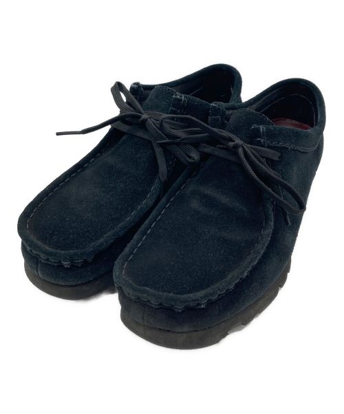 CLARKS（クラークス）CLARKS (クラークス) Wallabee ブラック サイズ:25cmの古着・服飾アイテム