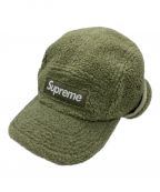 SUPREMEシュプリーム）の古着「Deep Pile Earflap Camp Cap」｜グリーン