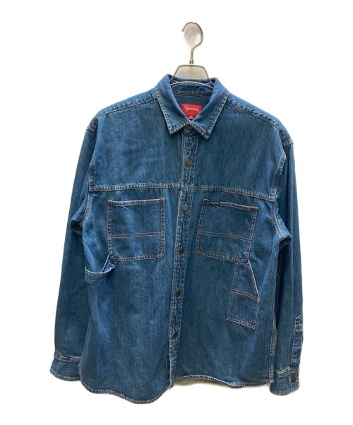 SUPREME（シュプリーム）SUPREME (シュプリーム) Denim Painter Shirt インディゴ サイズ:Mの古着・服飾アイテム