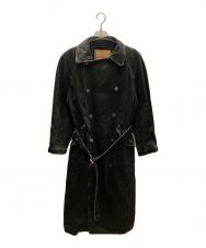 DIESEL (ディーゼル) Double Breasted Trench Coat ブラック サイズ:ＸＳ