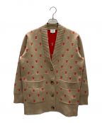 BURBERRY LONDONバーバリーロンドン）の古着「Monogram Wool Cashmere Blend Cardigan」｜ブラウン