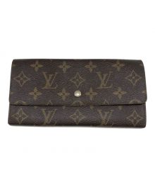 LOUIS VUITTON（ルイ ヴィトン）の古着「長財布」｜ブラウン