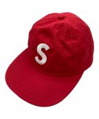 SUPREMEシュプリーム）の古着「S-Logo 6-Panel Cap」｜レッド