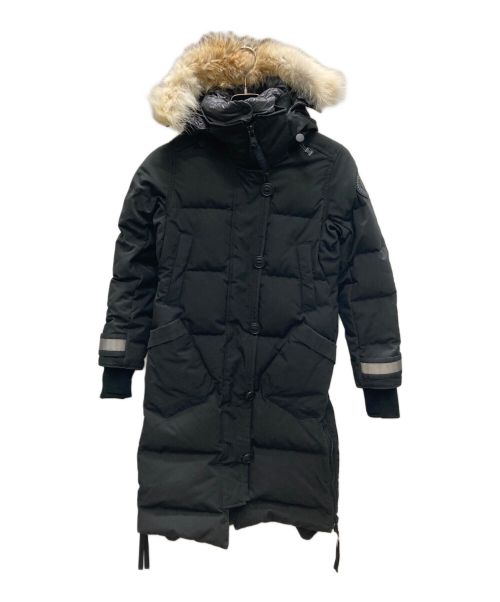 CANADA GOOSE BLACK LABEL（カナダグース ブラックレーベル）CANADA GOOSE BLACK LABEL (カナダグース ブラックレーベル) ALDRIDGE ダウンコート ブラック サイズ:XSの古着・服飾アイテム