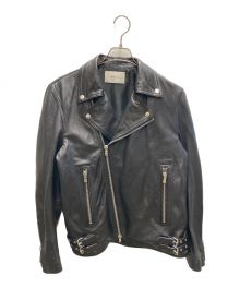 MAISON SPECIAL（メゾンスペシャル）の古着「Dress-Fit Sheep Leather Double Rider Jacket」｜ブラック