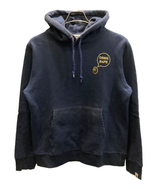 A BATHING APE（アベイシングエイプ）A BATHING APE (アベイシングエイプ) DOVER STREET MARKET (ドーバー ストリート マーケット) DSMG SP Pullover Hoodie ネイビー サイズ:Mの古着・服飾アイテム