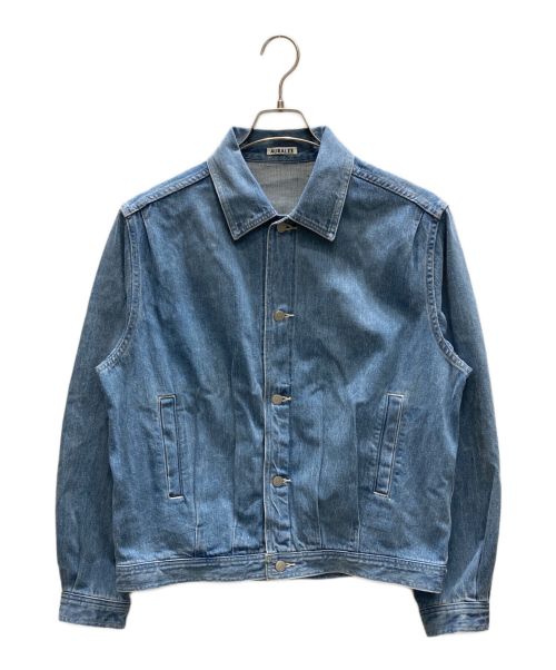 AURALEE（オーラリー）AURALEE (オーラリー) SELVEDGE FADED LIGHT DENIM BLOUSON インディゴ サイズ:4の古着・服飾アイテム