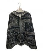 BREATHブレス）の古着「BR PAISLEY ZIP HOODIE」｜ブラック