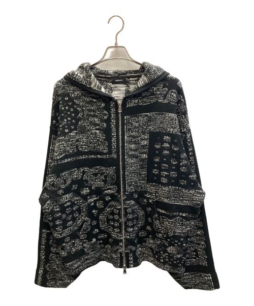 BREATH（ブレス）BREATH (ブレス) BR PAISLEY ZIP HOODIE ブラック サイズ:SIZE Lの古着・服飾アイテム