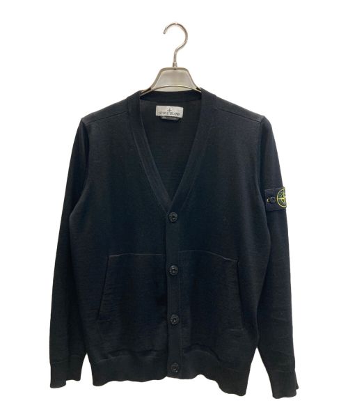 STONE ISLAND（ストーンアイランド）STONE ISLAND (ストーンアイランド) コンパスバッジ カーディガン ブラック サイズ:Sの古着・服飾アイテム