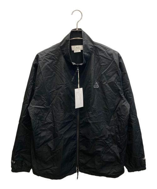 Acy（エイシー）Acy (エイシー) ate NYLON CHAMBRAY TRACK JACKET ブラック サイズ:SIZE 02の古着・服飾アイテム