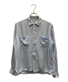 Safe in Suds（セーフインサッズ）の古着「50's RAYON SHIRT」｜ブルー