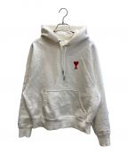 AMI Alexandre Mattiussiアミ アレクサンドル マテュッシ）の古着「TONAL ADC HOODIE」｜ホワイト