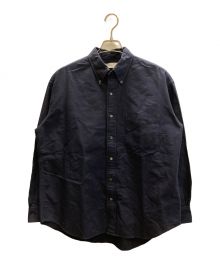 Graphpaper（グラフペーパー）の古着「Oxford L/S B.D Box Shirt」｜ネイビー