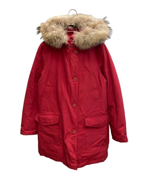 WOOLRICH WOOLEN MILLS（ウールリッチウーレンミルズ）WOOLRICH WOOLEN MILLS (ウールリッチウーレンミルズ) ARCTIC PARKA レッド サイズ:Ｓの古着・服飾アイテム