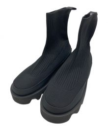 ISSEY MIYAKE×UNITED NUDE（イッセイミヤケ×ユナイテッドヌード）の古着「Bounce Short Boot」｜ブラック