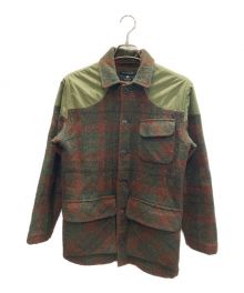 NIGEL CABOURN×Harris Tweed（ナイジェルケーボン×ハリスツイード）の古着「MALLORY JACKET」｜ブラウン×オリーブ