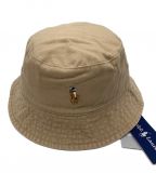 POLO RALPH LAUREN×BEAMSポロ・ラルフローレン×ビームス）の古着「Reversible Bucket Hat」｜ベージュ×グリーン