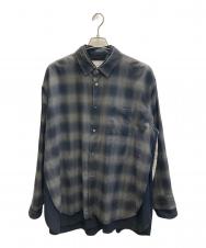 stein (シュタイン) OVERSIZED LAYERED SHIRT ブラック サイズ:不明