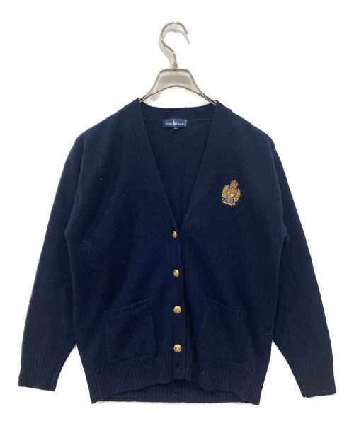 RALPH LAUREN（ラルフローレン）RALPH LAUREN (ラルフローレン) 金ボタンウールカーディガン ネイビー サイズ:Lの古着・服飾アイテム