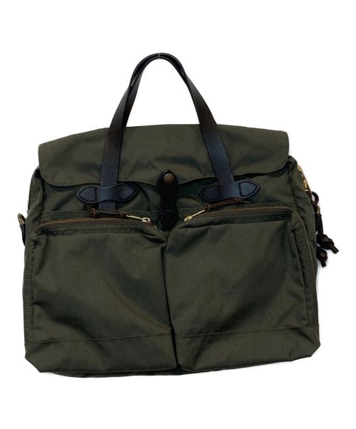 FINSON（フィルソン）FINSON (フィルソン) 24-HOUR BRIEFCASE-LIGHTWEIGHT オリーブの古着・服飾アイテム