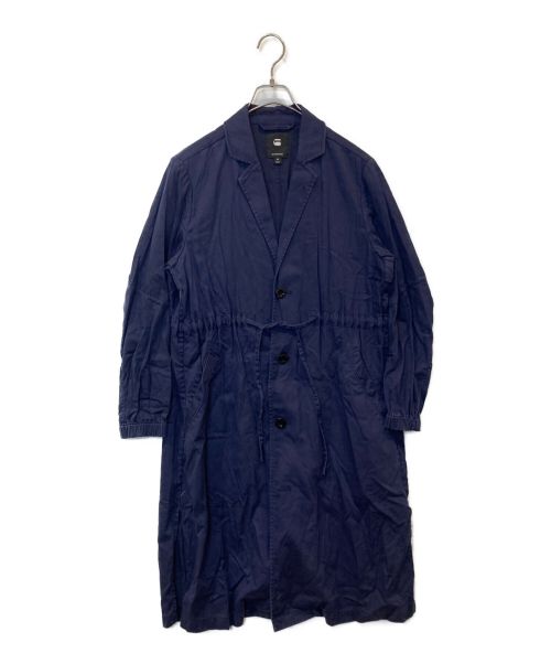 G-STAR RAW（ジースターロゥ）G-STAR RAW (ジースターロゥ) DELINE LONG LOOSE TRENCH ネイビー サイズ:Mの古着・服飾アイテム