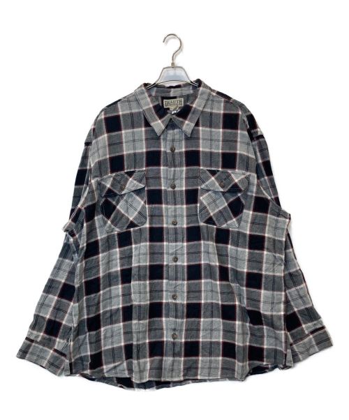 DULUTH TRADING（ダルース・トレーディング）DULUTH TRADING (ダルース・トレーディング) ネルシャツ グレー サイズ:3XLの古着・服飾アイテム