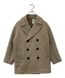 ORCIVAL（オーシバル）の古着「GEELONG LAMB'S MELTON P-COAT」｜ブラウン