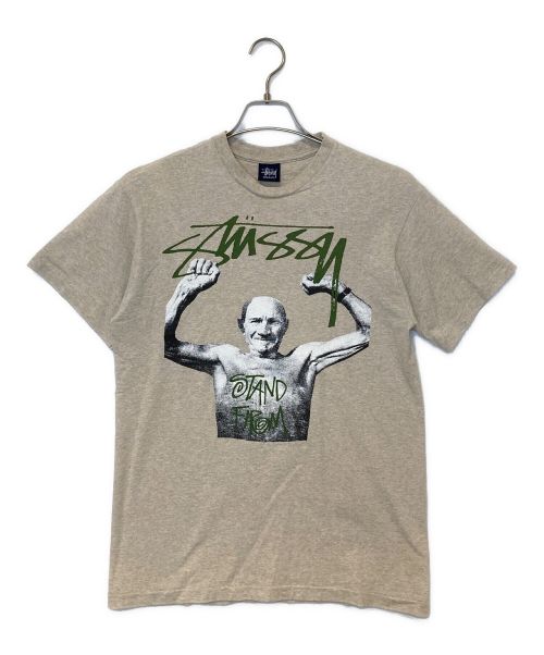 stussy（ステューシー）stussy (ステューシー) 【古着】Tシャツ ベージュ サイズ:Mの古着・服飾アイテム