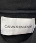 中古・古着 Calvin Klein Jeans (カルバンクラインジーンズ) プルオーバーパーカー ブラック サイズ:L：5800円