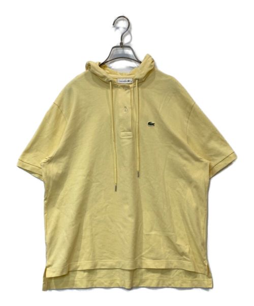 LACOSTE（ラコステ）LACOSTE (ラコステ) 半袖パーカー イエロー サイズ:40の古着・服飾アイテム