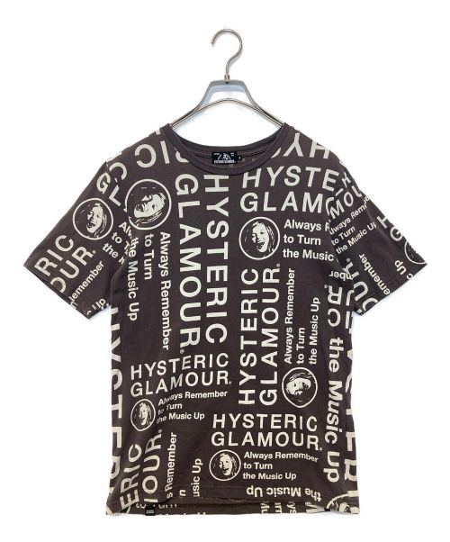 Hysteric Glamour（ヒステリックグラマー）Hysteric Glamour (ヒステリックグラマー) 総柄Ｔシャツ ブラウン サイズ:Sの古着・服飾アイテム