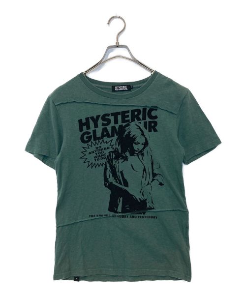 Hysteric Glamour（ヒステリックグラマー）Hysteric Glamour (ヒステリックグラマー) プリントカットソー グリーン サイズ:Sの古着・服飾アイテム