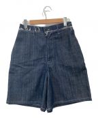 CAMIEL FORTGENSカミエルフォートヘンス）の古着「KNEE SHORT DENIM」｜インディゴ