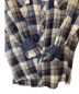 中古・古着 Sears (シアーズ) PLAID FLANNEL SHIRTS ベージュ×ネイビー サイズ:TALL：2980円