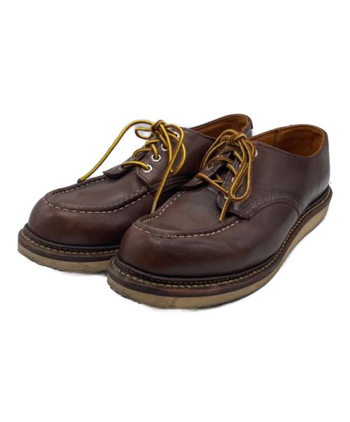 RED WING（レッドウィング）RED WING (レッドウィング) ワークオックスフォード マホガニー ブラウン サイズ:26cmの古着・服飾アイテム