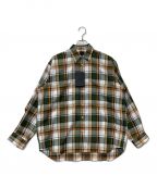 DAIWA PIER39ダイワ ピア39）の古着「TECH WORK SHIRTS FLANNEL PLAIDS」｜グリーン