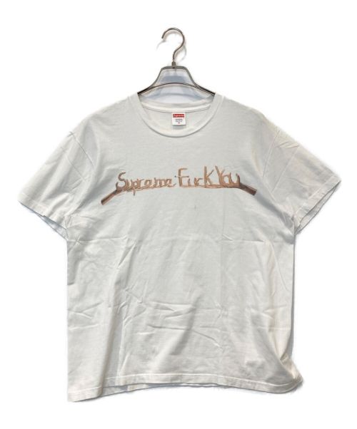 SUPREME（シュプリーム）SUPREME (シュプリーム) Fuck you Tee ホワイト サイズ:Mの古着・服飾アイテム